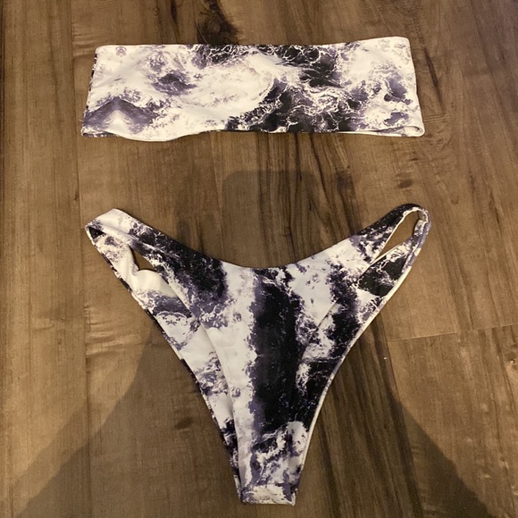 Zaful Marble Bikini - Picture 4 of 4